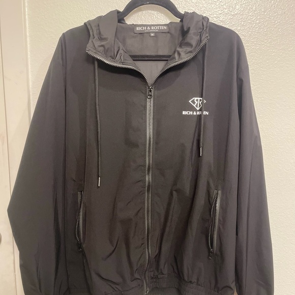 Rich and Rotten Black Men's Jacket - Picture 1 of 2